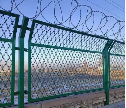 barbed wire fence