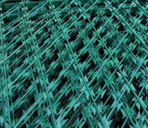 barbed wire fencing